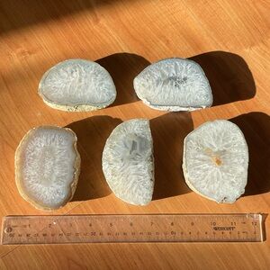5pc Agate Slab Lot